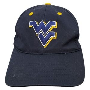 Captivating Headgear West‎ Virginia University Hat Mens Navy Adjustable Snapback